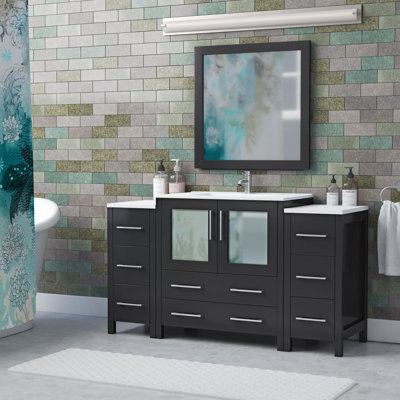 Find The Perfect 51 Quot 55 Quot Bathroom Vanities Wayfair